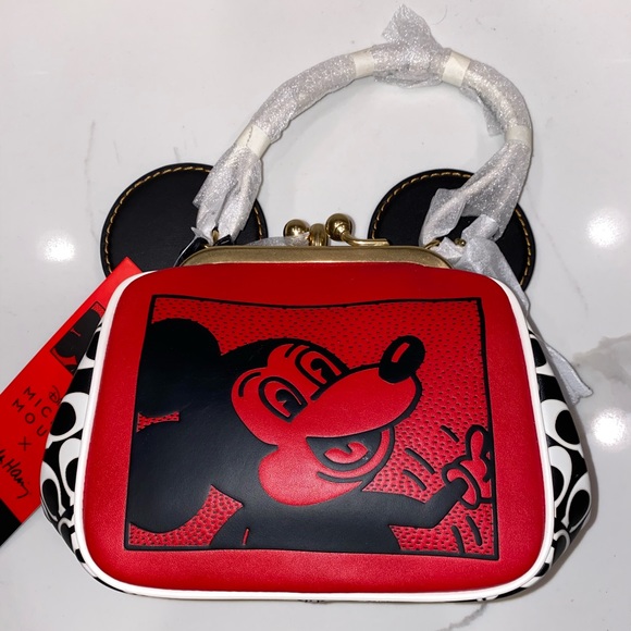 Coach x Mickey Keith Haring Handbag - Picture 6 of 9